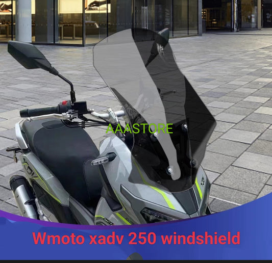 Wmoto xdv250 windshield(add 5/10cm/15cm higher than original size)
