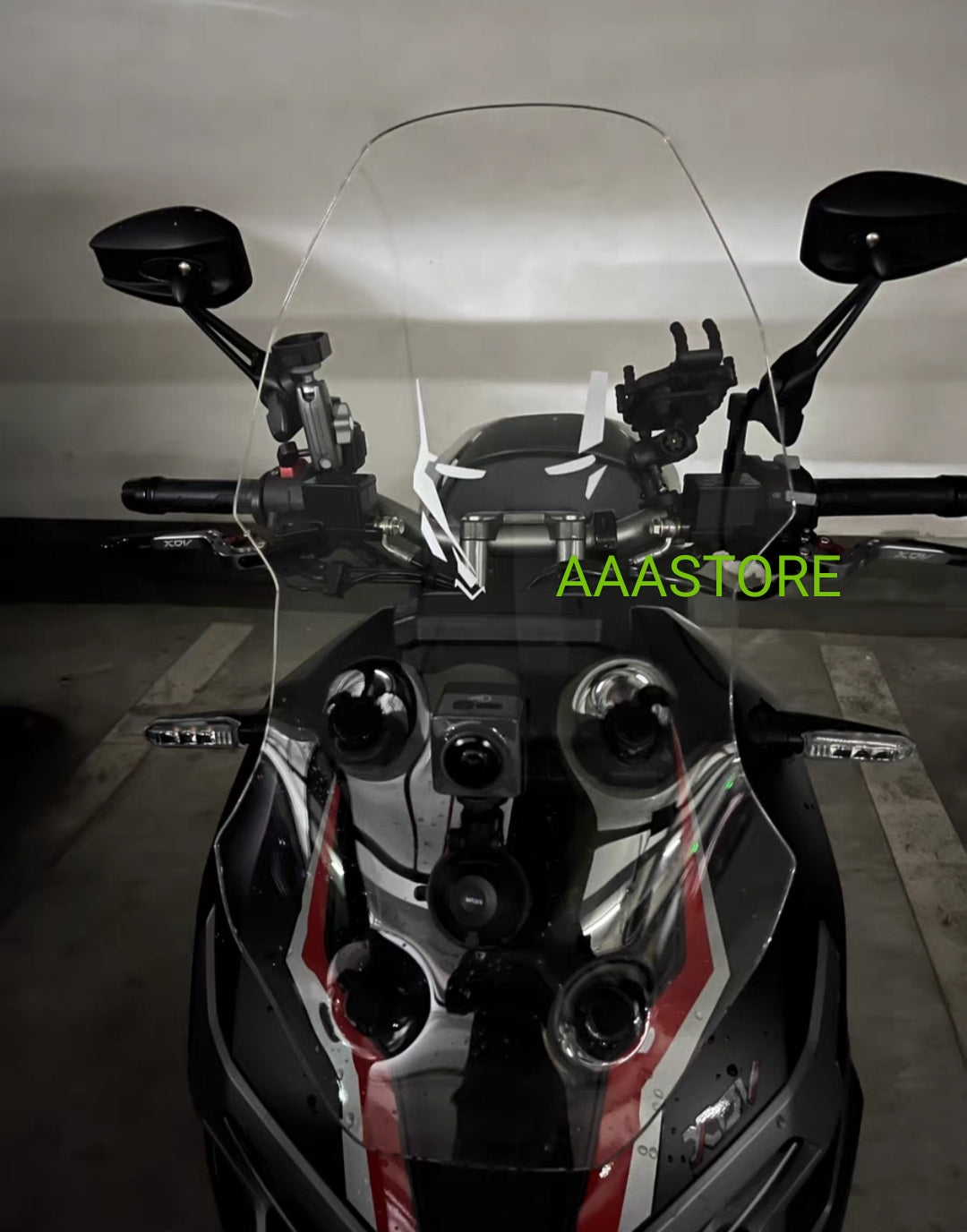 Wmoto xdv250 windshield(add 5/10cm/15cm higher than original size)