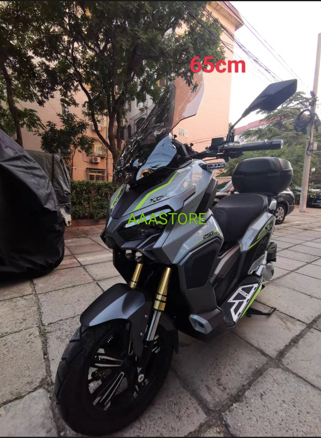 Wmoto xdv250 windshield(add 5/10cm/15cm higher than original size)