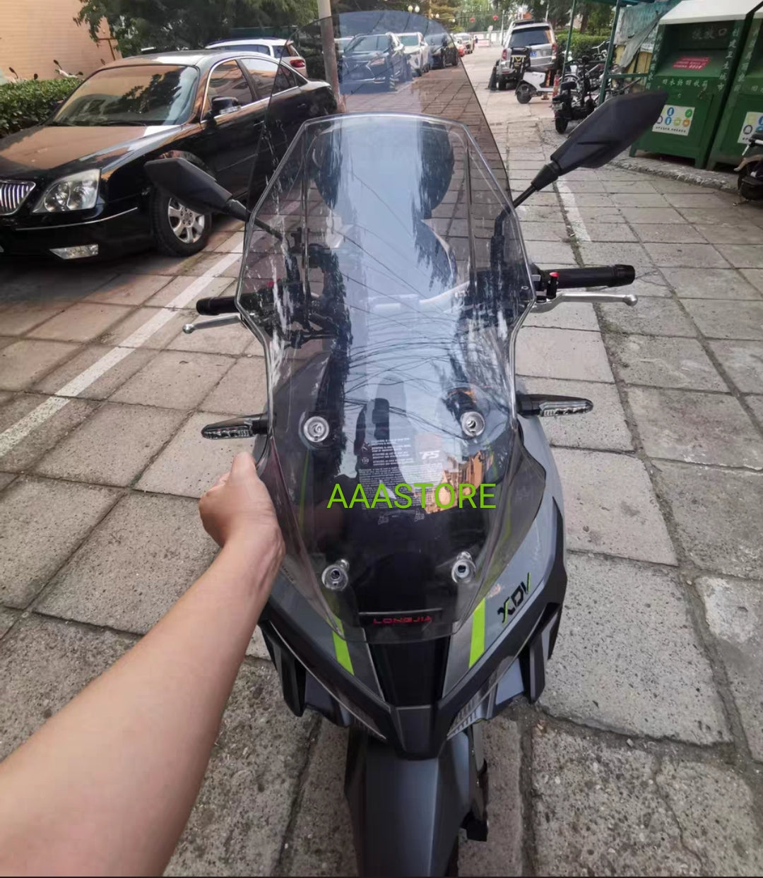 Wmoto xdv250 windshield(add 5/10cm/15cm higher than original size)