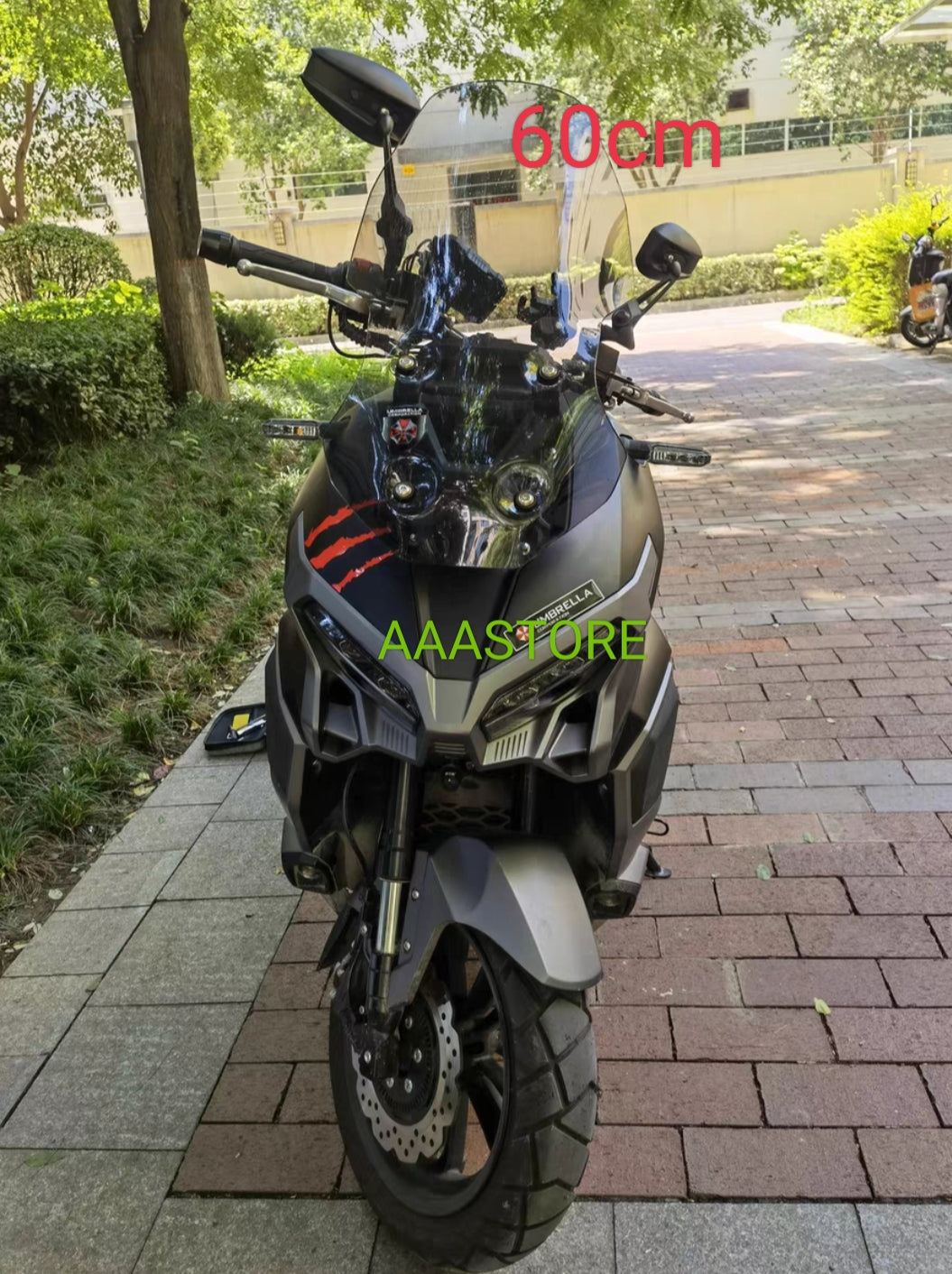 Wmoto xdv250 windshield(add 5/10cm/15cm higher than original size)