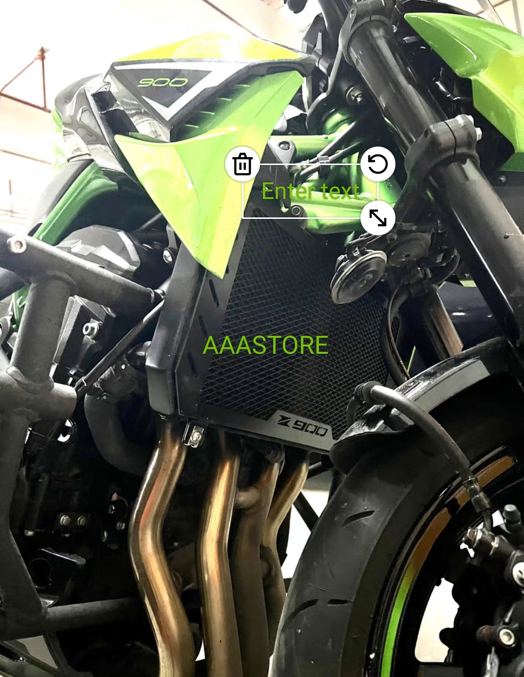 kawasaki z900 radiator cover(2017-2022)