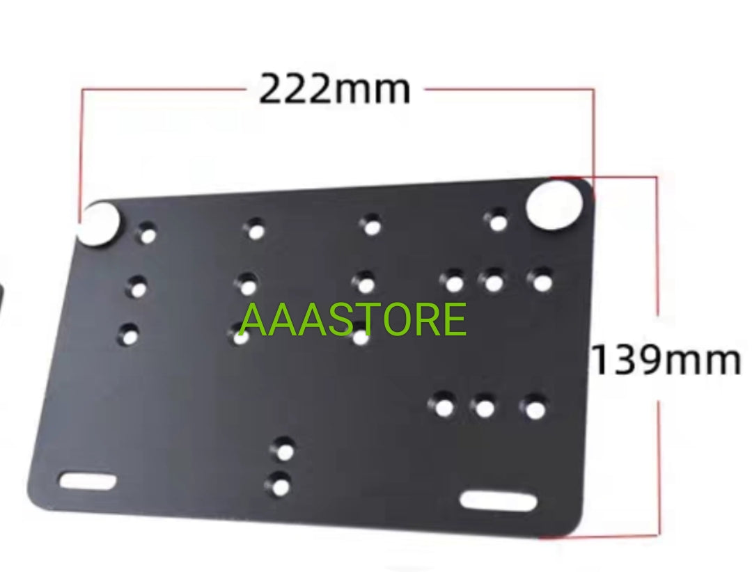 QJmoto SRV 250 Side mount number plate holder