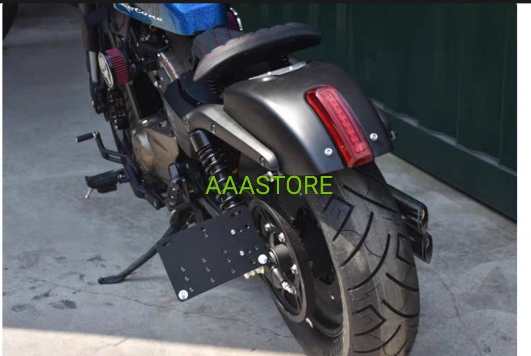 QJmoto SRV 250 Side mount number plate holder