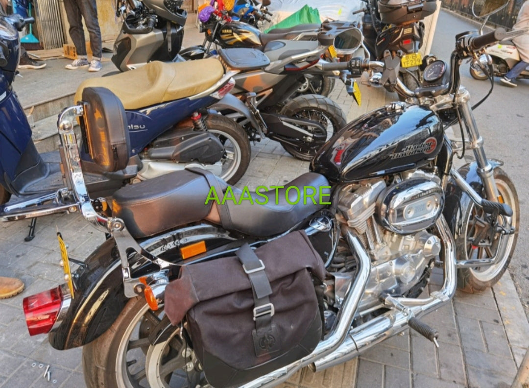 Harley Sportster/975/Softail/tourer Foldable & adjustable backrest