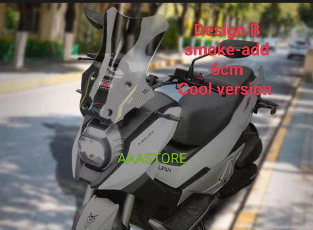 Wmoto Xtreme 150i  custom made windshield