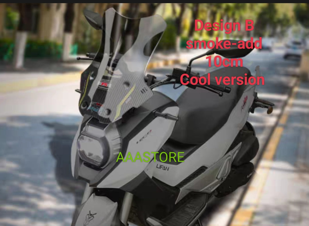 Wmoto Xtreme 150i  custom made windshield
