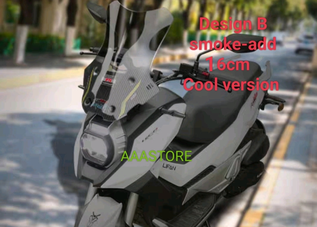 Wmoto Xtreme 150i  custom made windshield