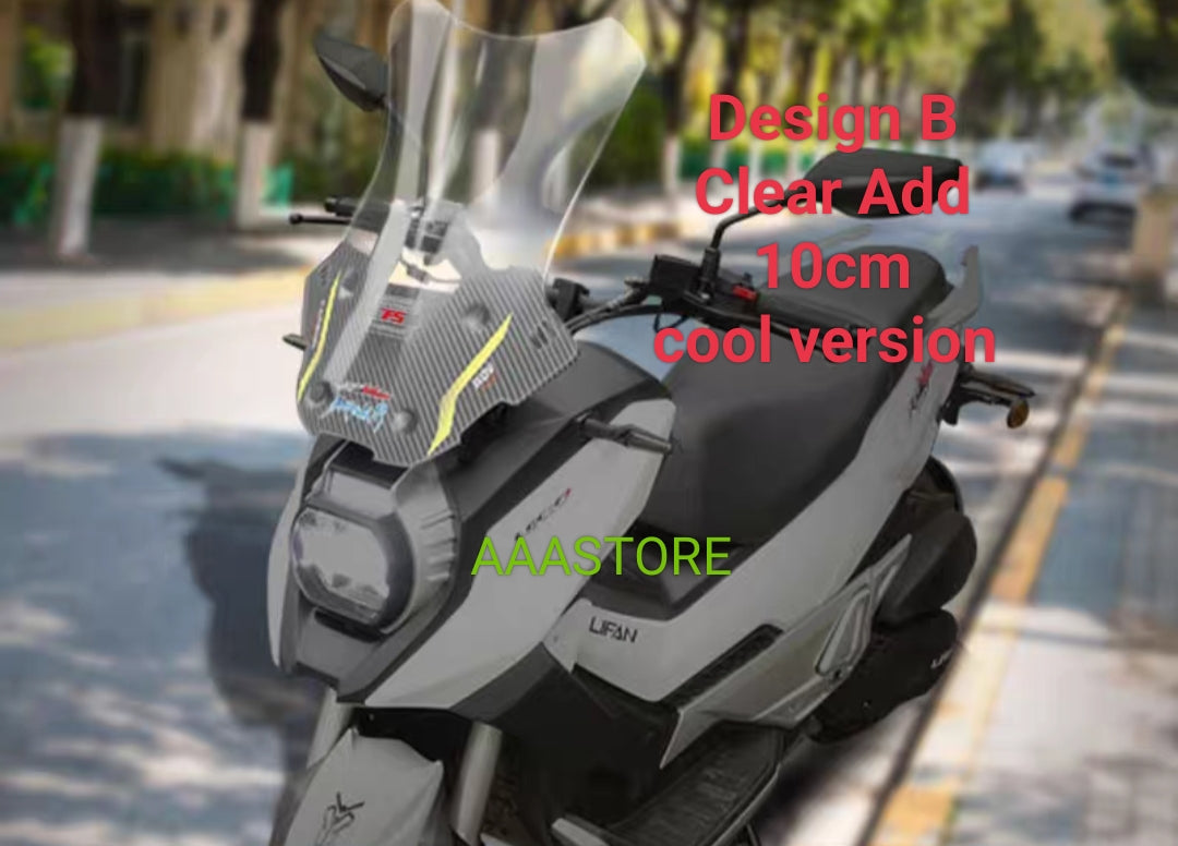 Wmoto Xtreme 150i  custom made windshield