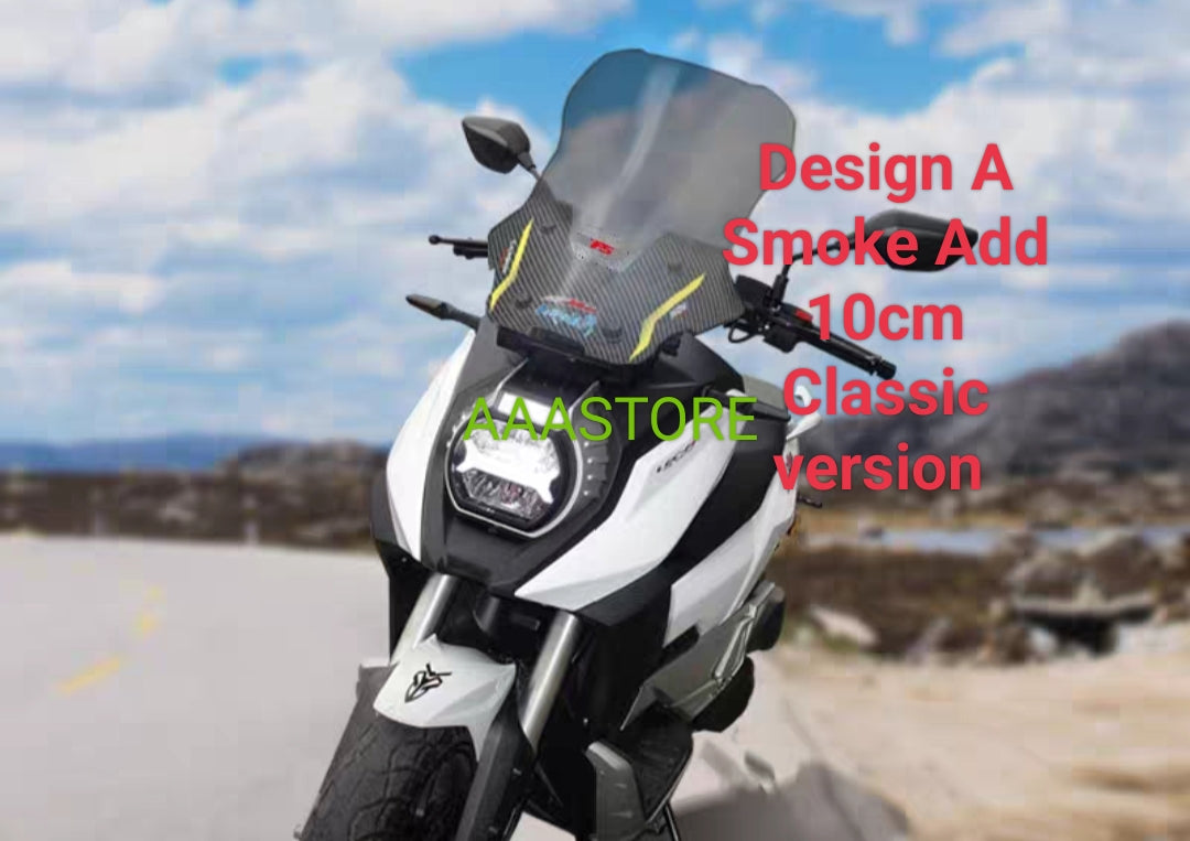 Wmoto Xtreme 150i  custom made windshield