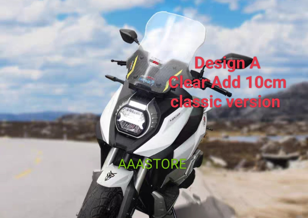 Wmoto Xtreme 150i  custom made windshield