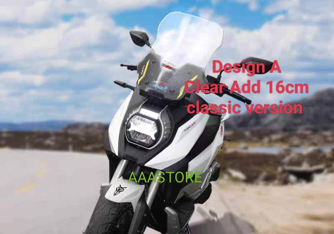 Wmoto Xtreme 150i  custom made windshield