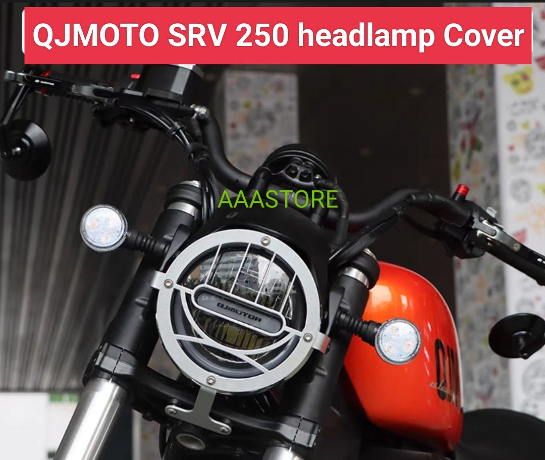 QJmoto SRV 250 Headlamp Cover/odemeter cover/turn signal covers