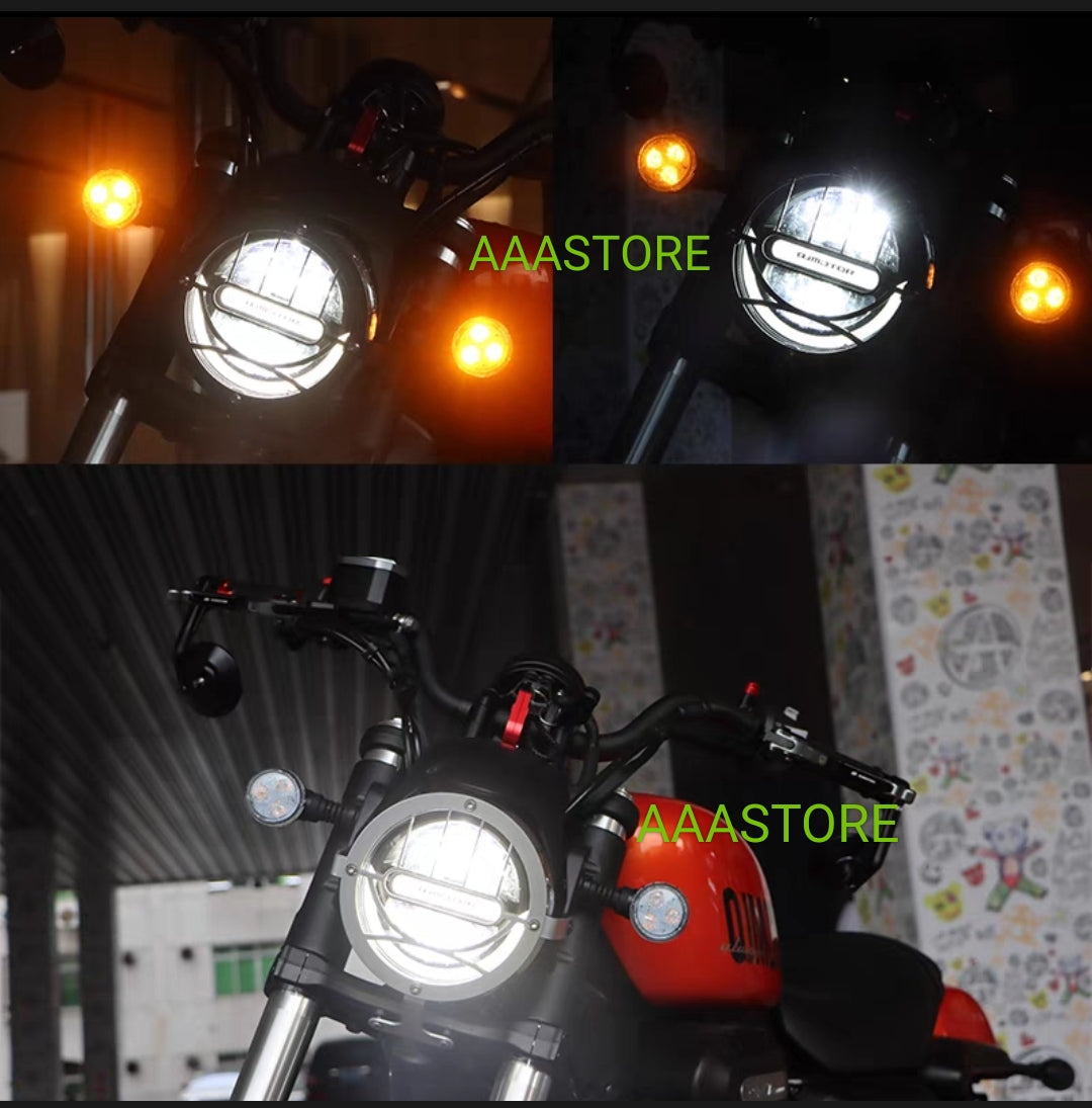 QJmoto SRV 250 Headlamp Cover/odemeter cover/turn signal covers