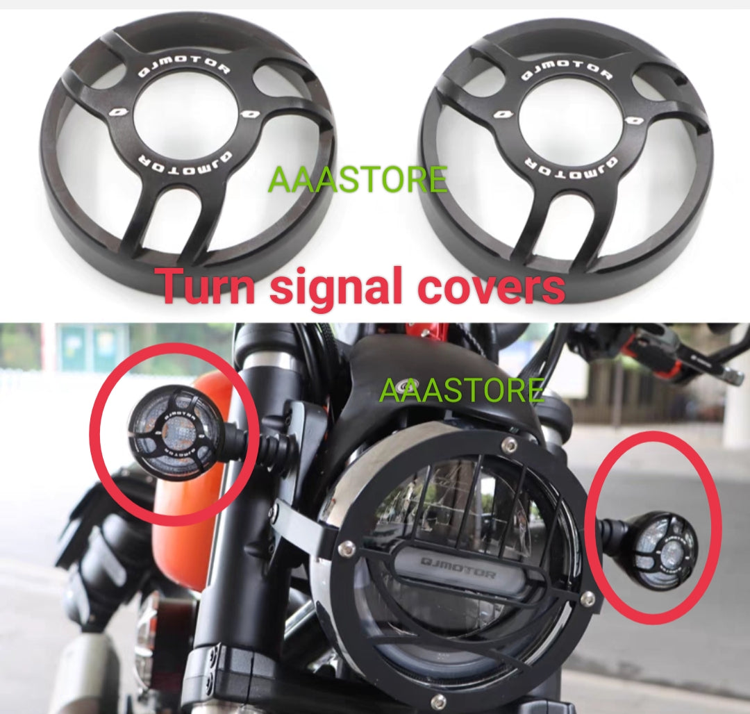 QJmoto SRV 250 Headlamp Cover/odemeter cover/turn signal covers