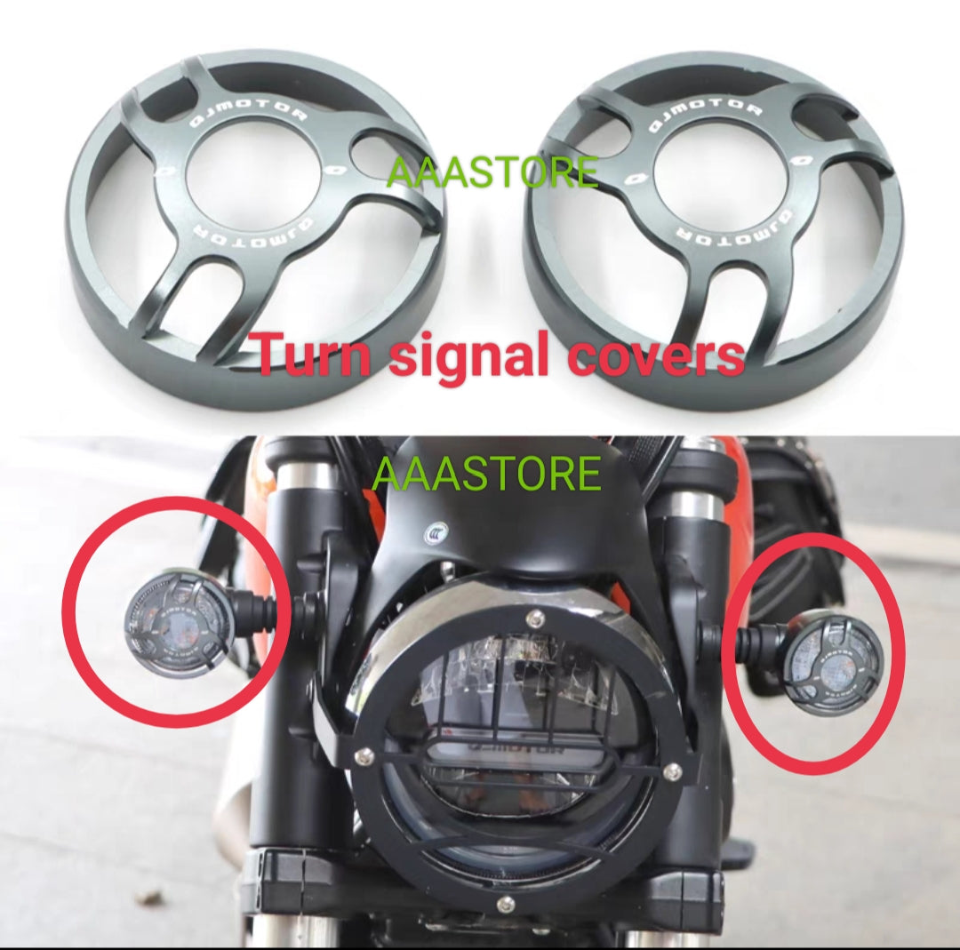 QJmoto SRV 250 Headlamp Cover/odemeter cover/turn signal covers