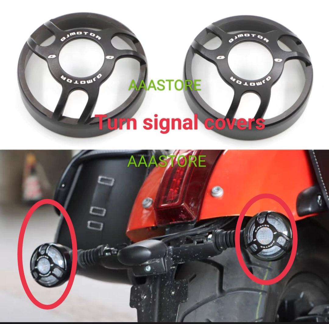 QJmoto SRV 250 Headlamp Cover/odemeter cover/turn signal covers