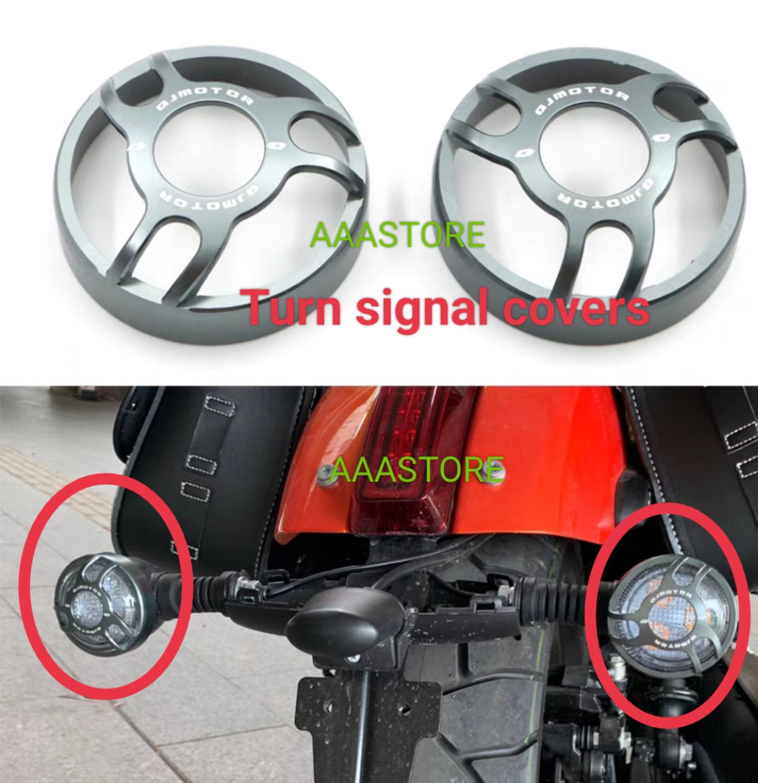 QJmoto SRV 250 Headlamp Cover/odemeter cover/turn signal covers