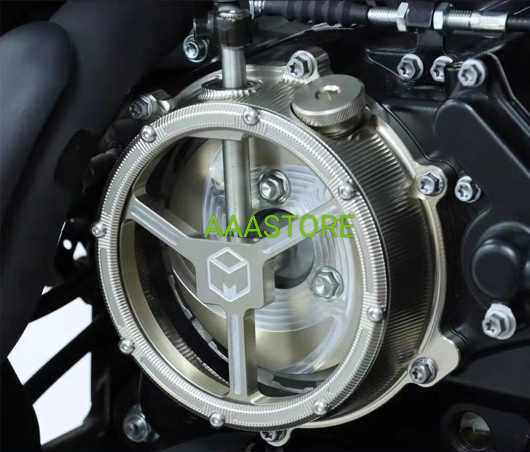 QJmoto SRV 250 Transparent Clutch cover+ Rotary platen