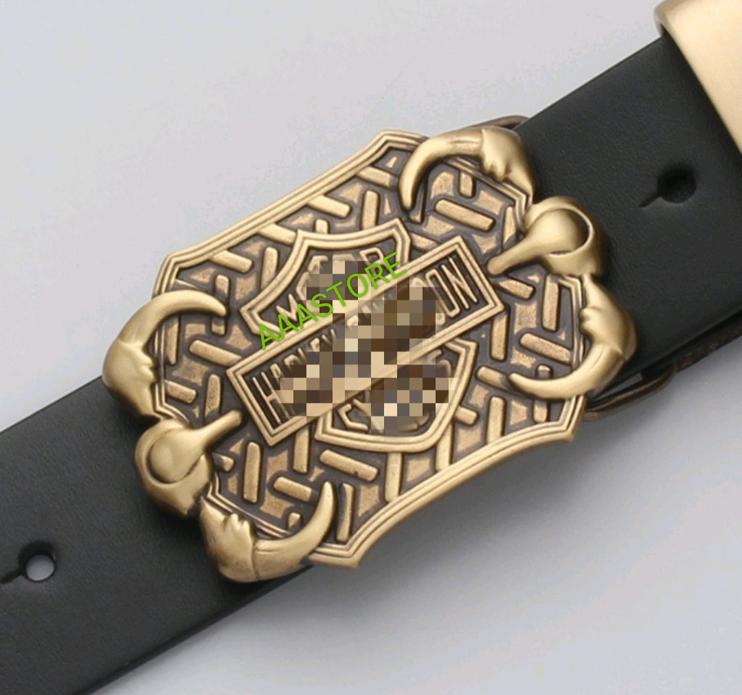 Harley Claw buckle + belt+brass loop