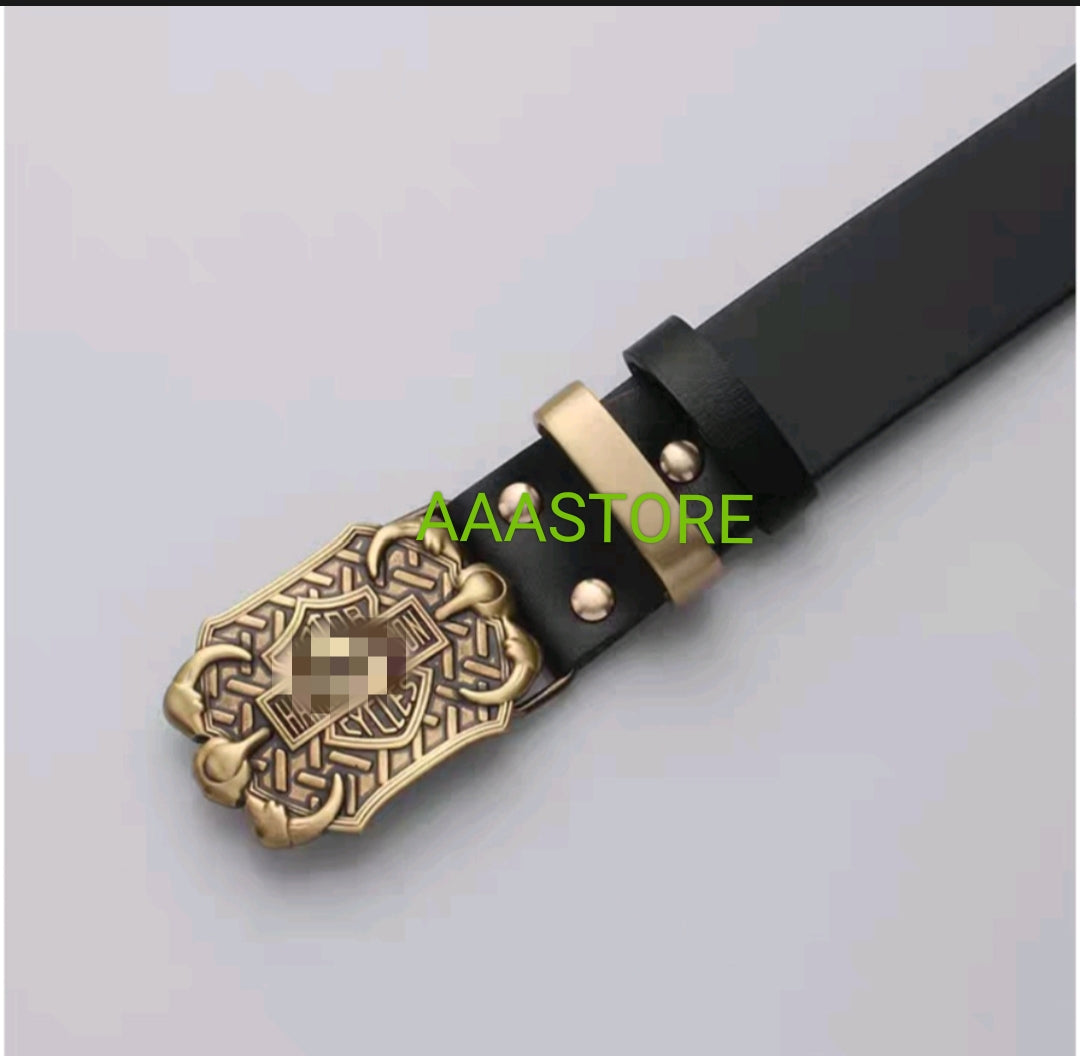 Harley Claw buckle + belt+brass loop