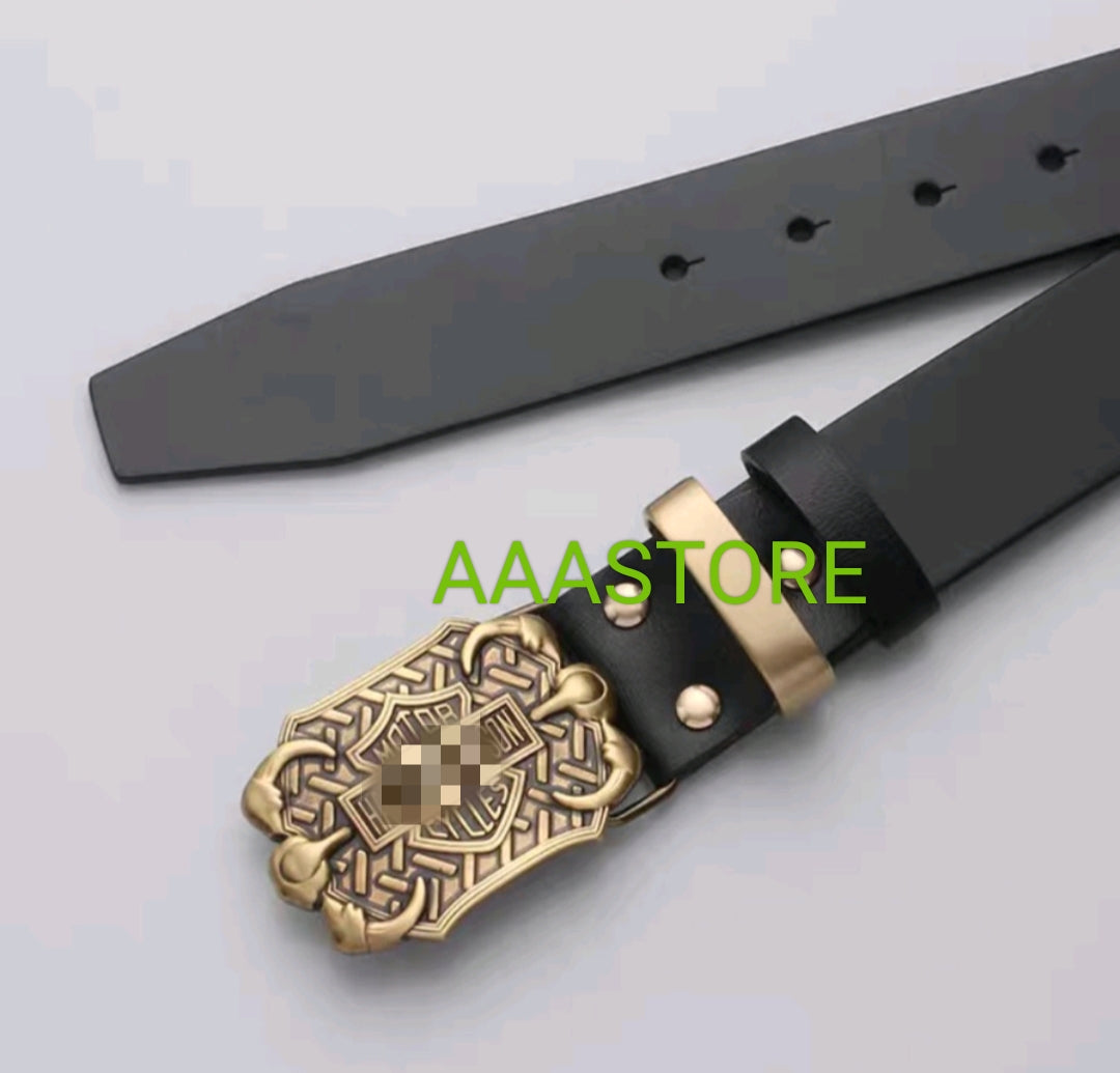 Harley Claw buckle + belt+brass loop