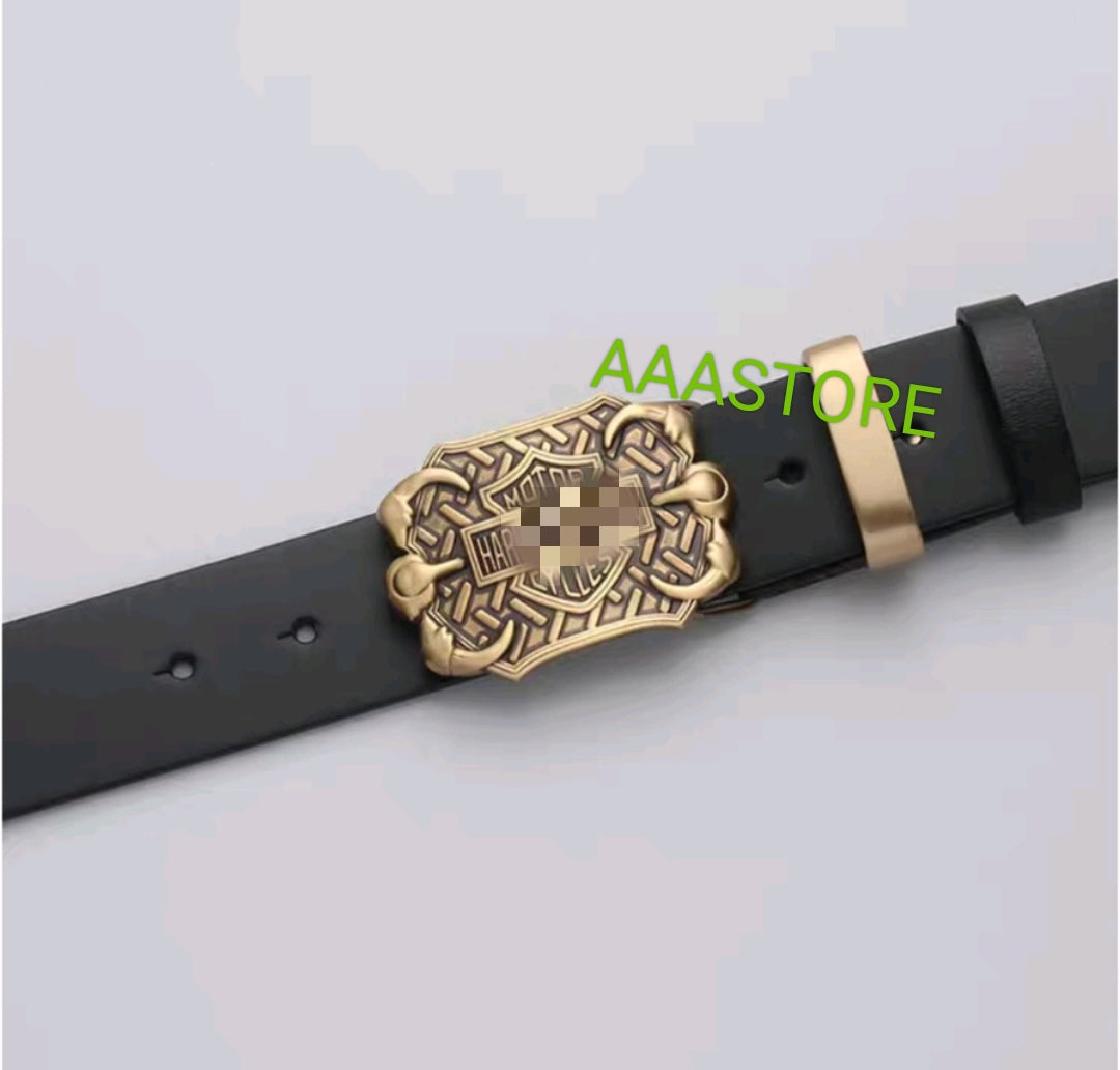 Harley Claw buckle + belt+brass loop