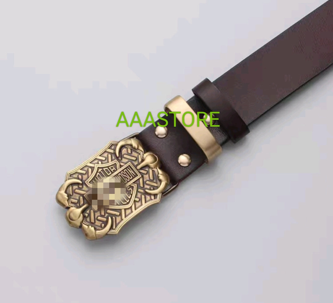 Harley Claw buckle + belt+brass loop
