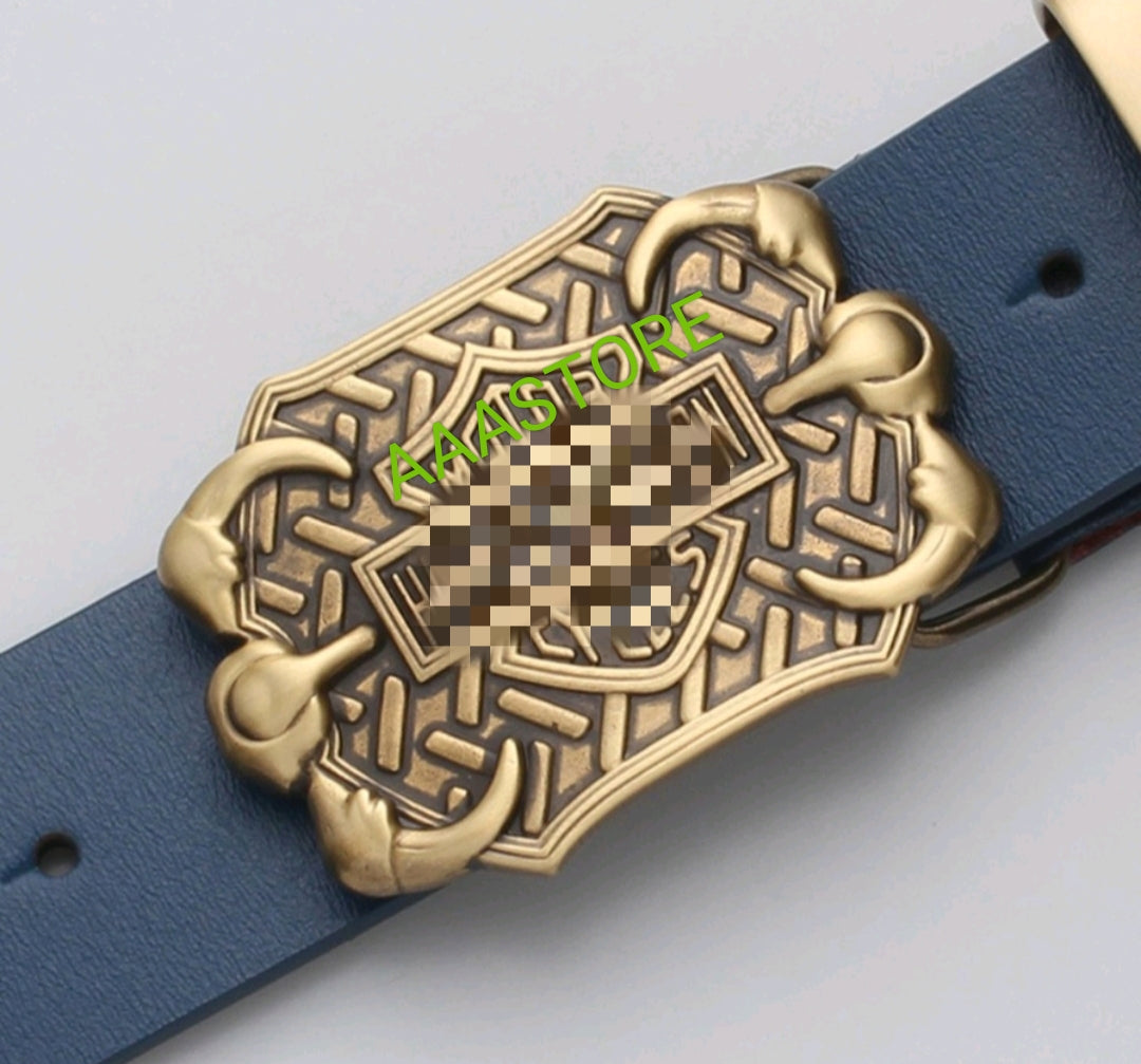 Harley Claw buckle + belt+brass loop