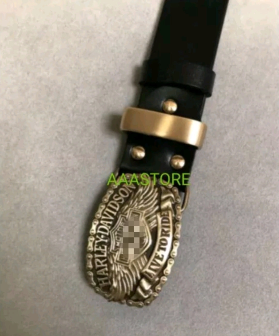 Harley buckle + belt+brass loop