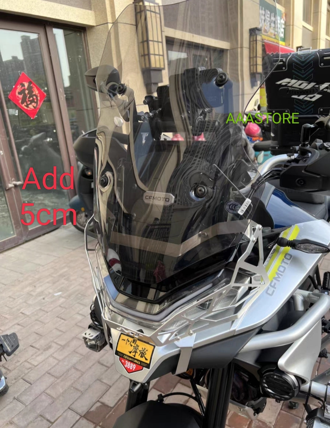 CFmoto MT800 WINDSHIELD(add 5/10/15/20Cm higher)