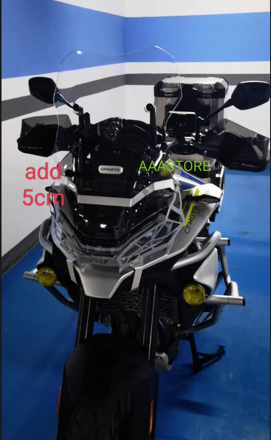 CFmoto MT800 WINDSHIELD(add 5/10/15/20Cm higher)