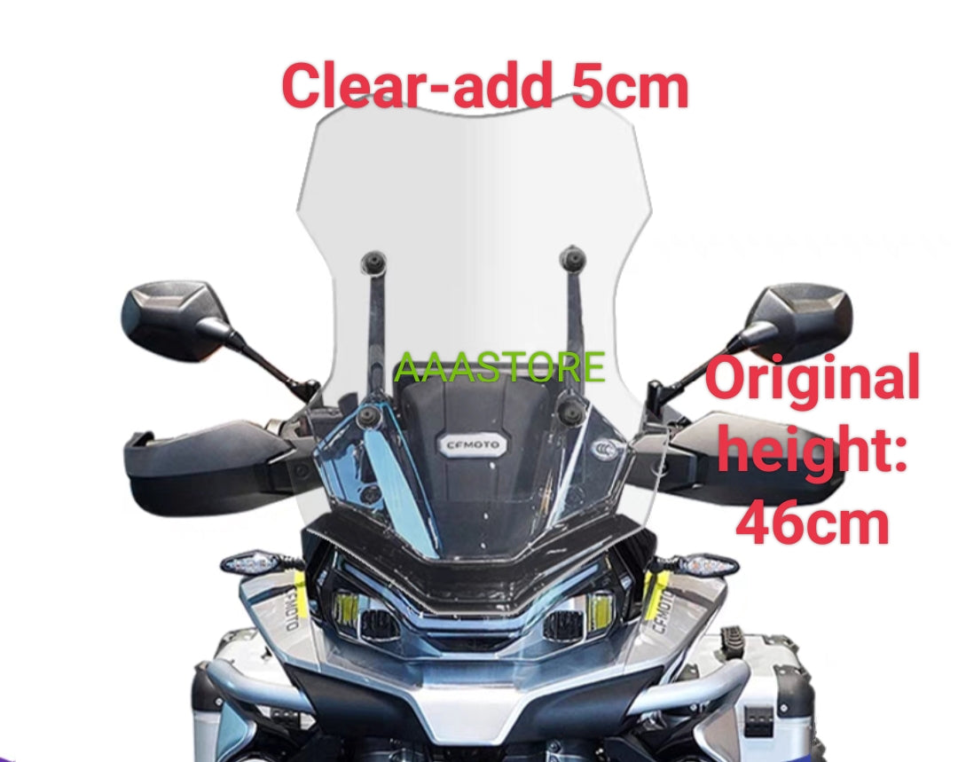 CFmoto MT800 WINDSHIELD(add 5/10/15/20Cm higher)