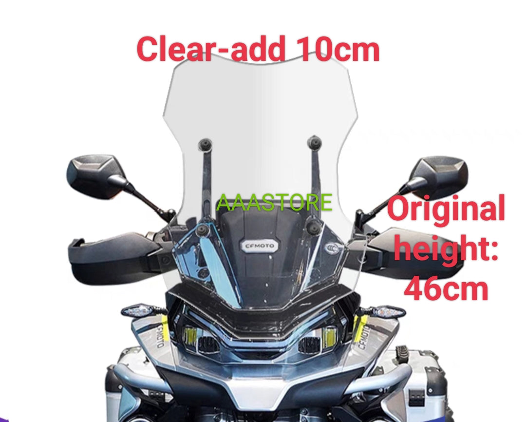 CFmoto MT800 WINDSHIELD(add 5/10/15/20Cm higher)