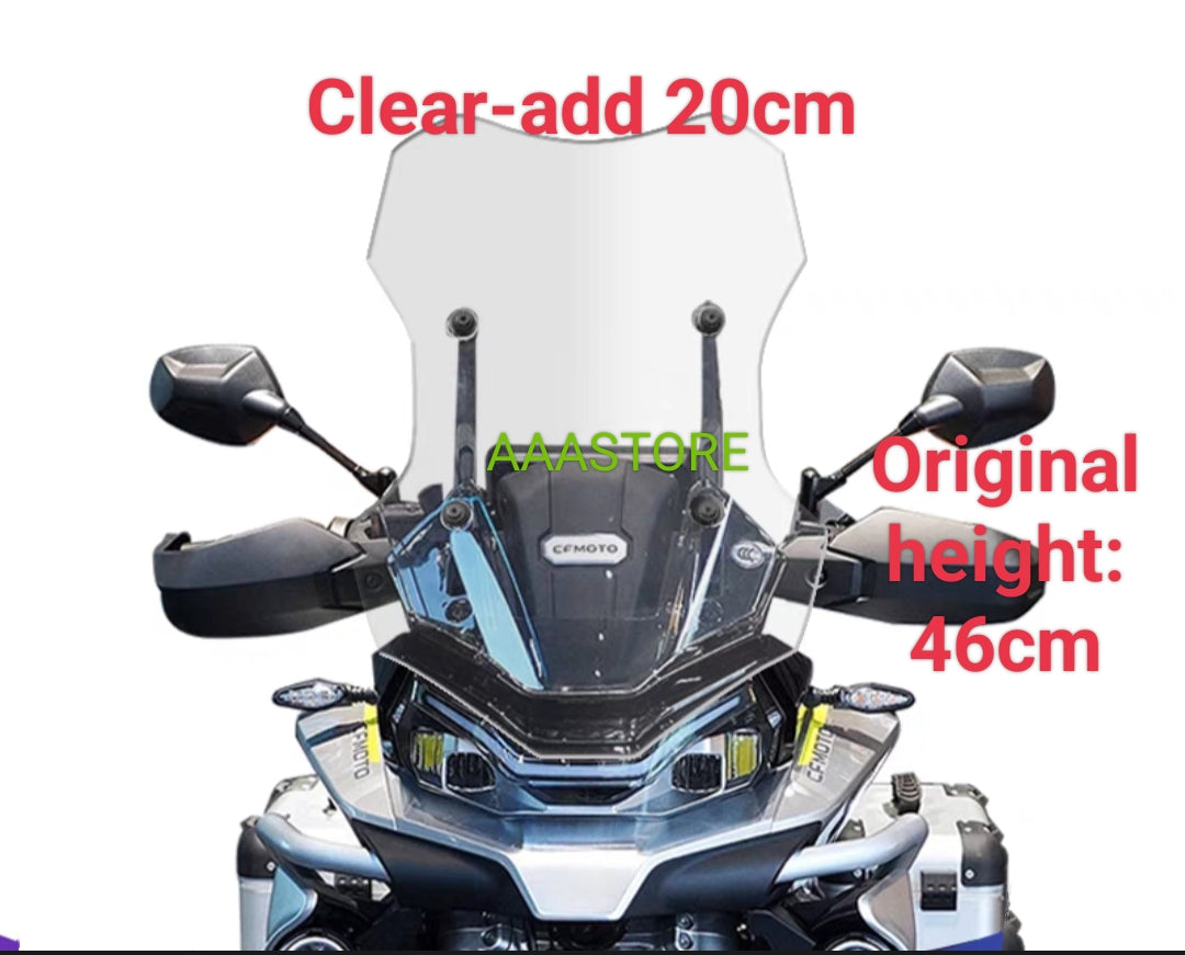 CFmoto MT800 WINDSHIELD(add 5/10/15/20Cm higher)