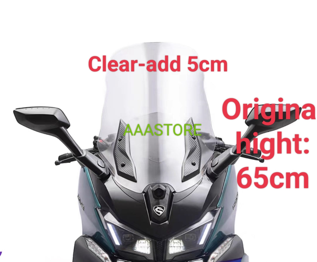 Wmoto RT3 V3(camera version )windshield(add 5/10/15cm higher)