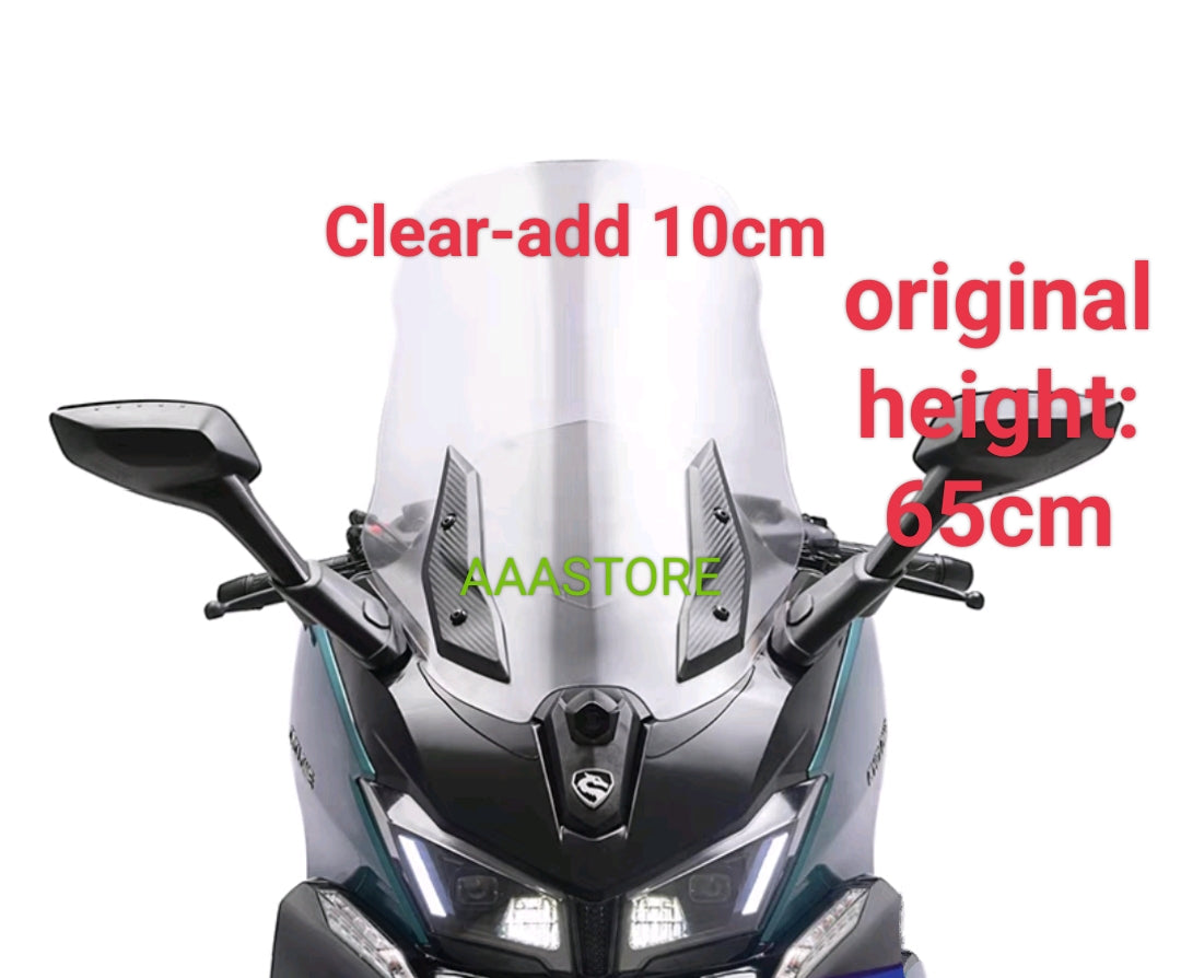 Wmoto RT3 V3(camera version )windshield(add 5/10/15cm higher)
