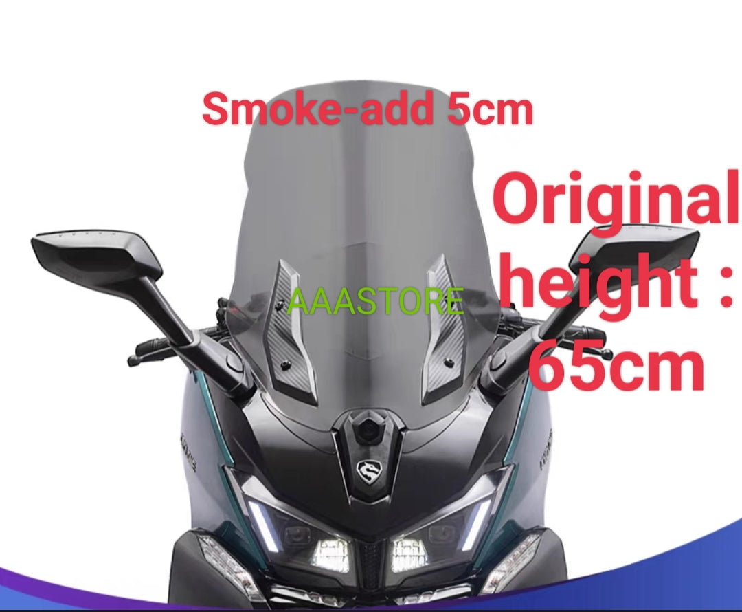 Wmoto RT3 V3(camera version )windshield(add 5/10/15cm higher)