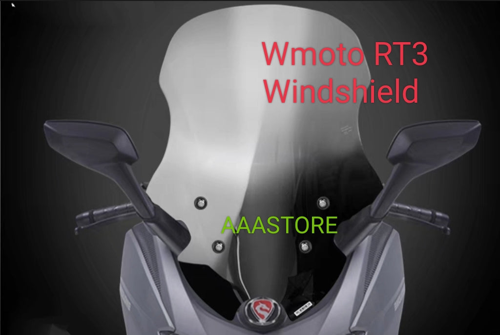 Wmoto RT3 v1/RT3s/TFT windshield (add 5/10cm higher than original size)