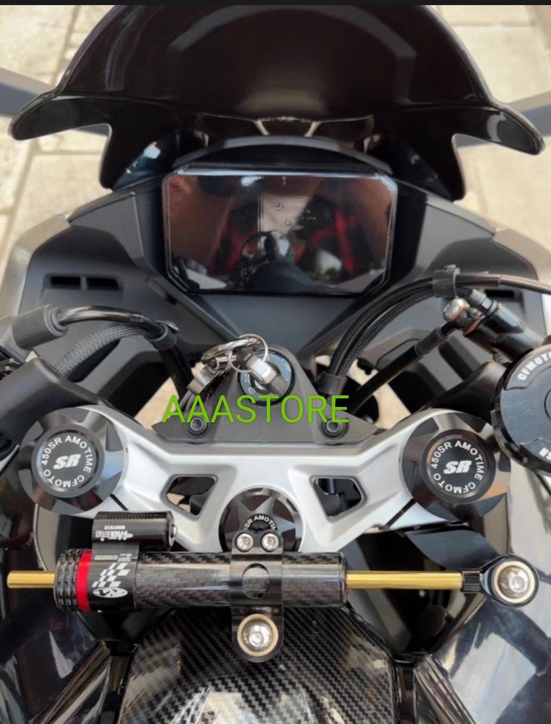 Cfmoto 450SR Steering Damper+Bracket