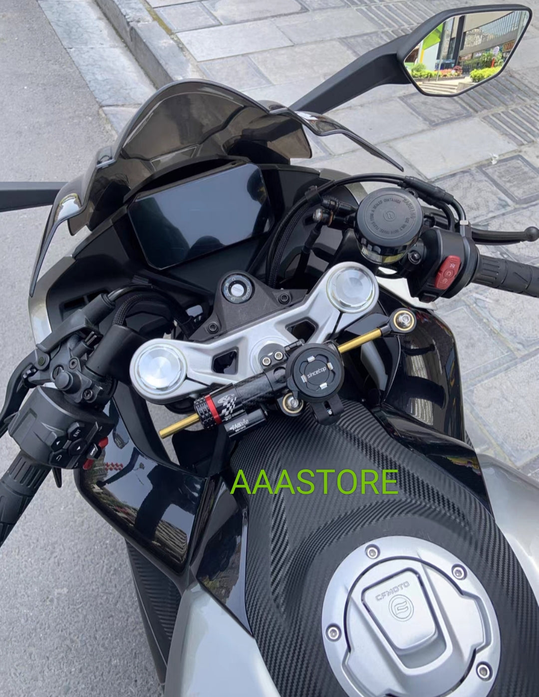 Cfmoto 450SR Steering Damper+Bracket