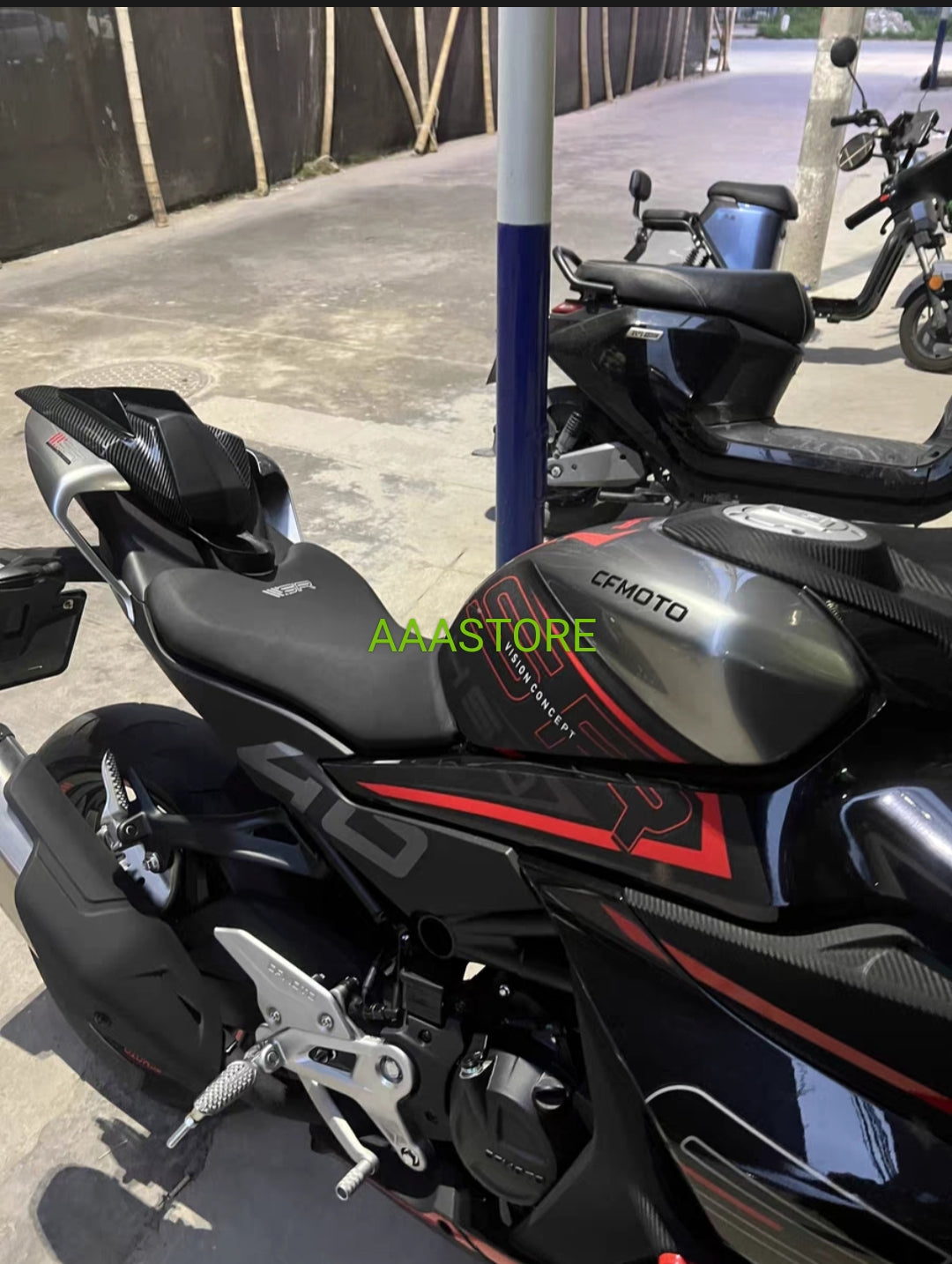 CFMOTO 450sr REAR SEAT HUMP