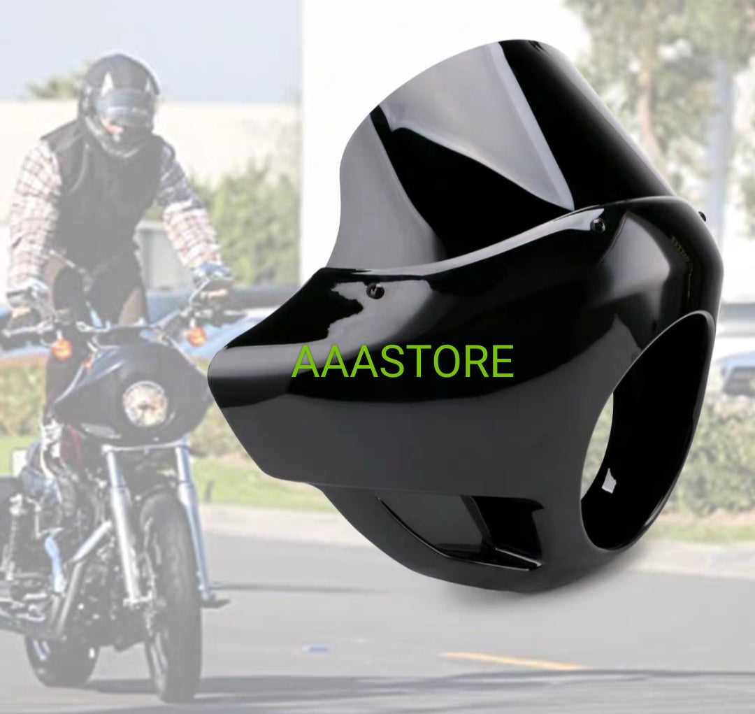 Harley/Indian/yamaha/Kawasaki/Honda retro Fairing(modification needed)