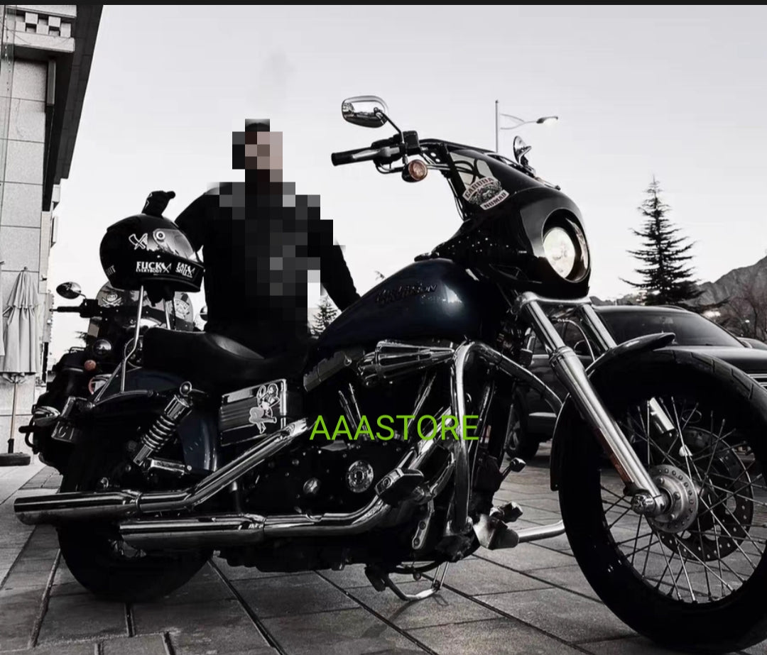Harley/Indian/yamaha/Kawasaki/Honda retro Fairing(modification needed)