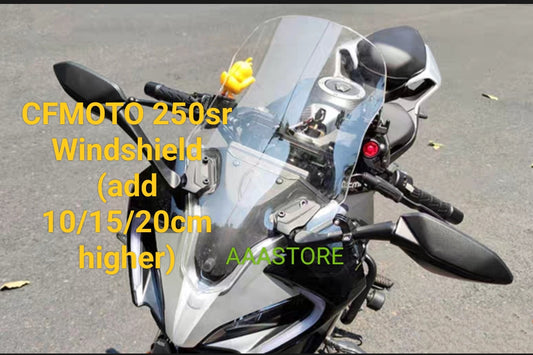 CFMoto 250sr WINDSHIELD(add on 10/15/20cm)
