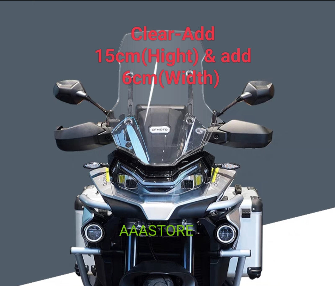 CFMoto 800MT WINDSHIELDS(add 5/10/15/20 CM higher than original windshield)