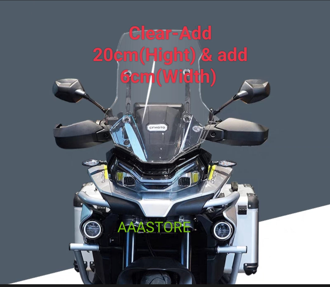 CFMoto 800MT WINDSHIELDS(add 5/10/15/20 CM higher than original windshield)