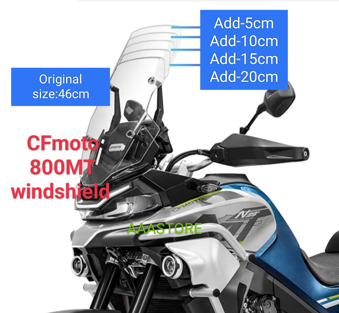 CFMoto 800MT WINDSHIELDS(add 5/10/15/20 CM higher than original windshield)