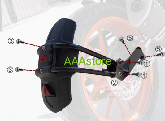 KTM Duke 200/250/390 Splash guard