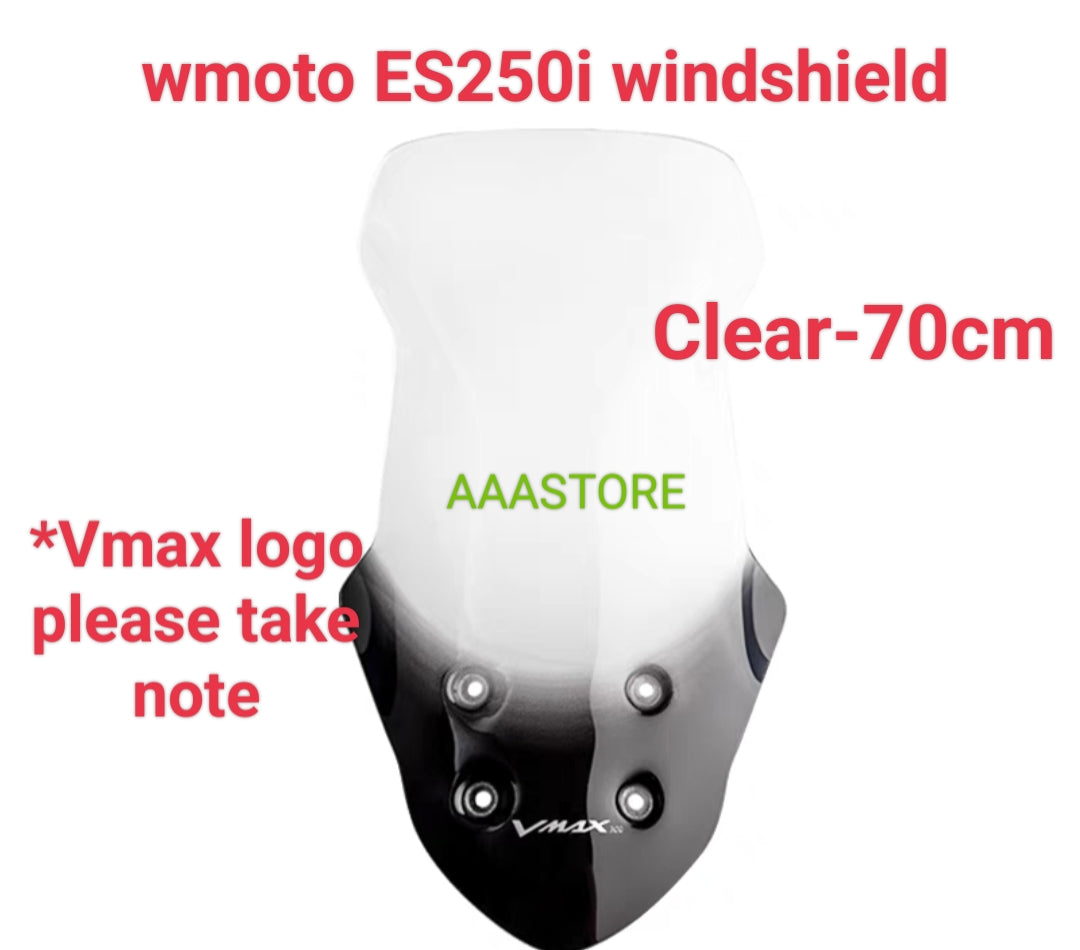 Wmoto Es250i windshield